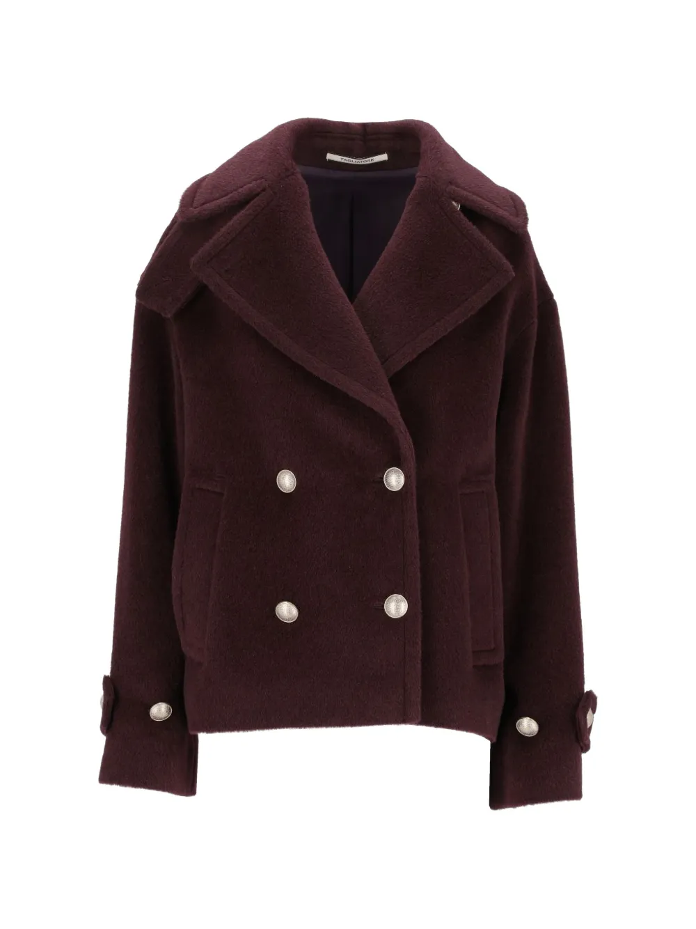 Tagliatore Sheila double-breasted coat - Purple