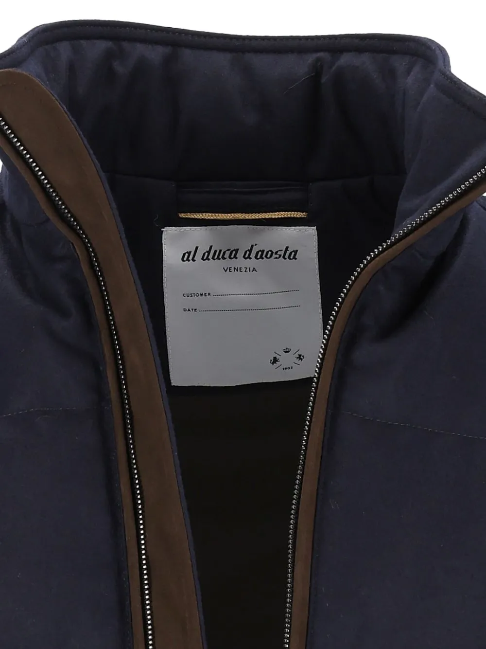 Al Duca D Aosta 1902 Gewatteerde bodywarmer Blauw