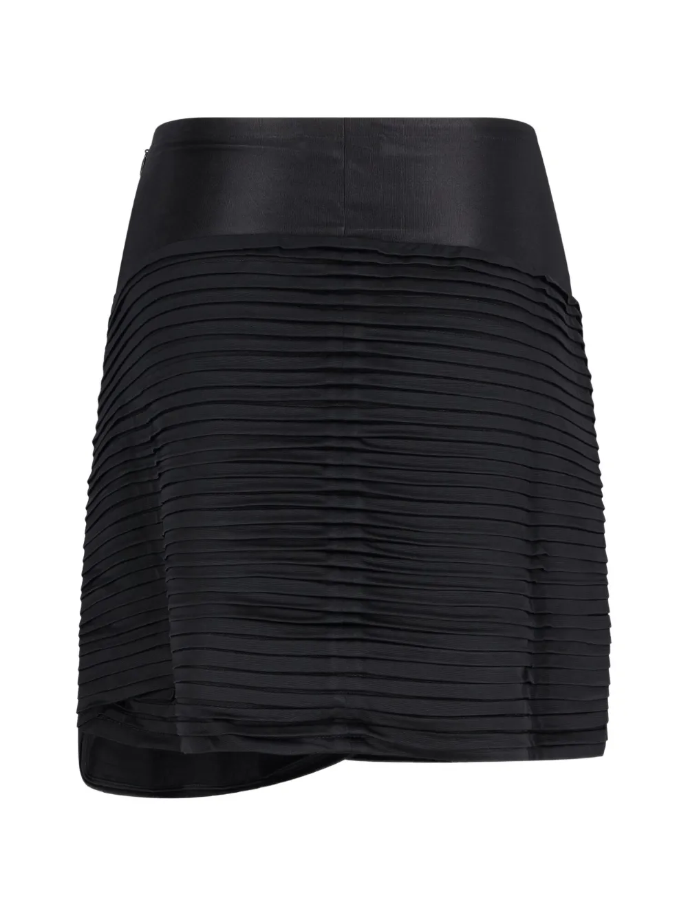 Rabanne pleated mini skirt Zwart