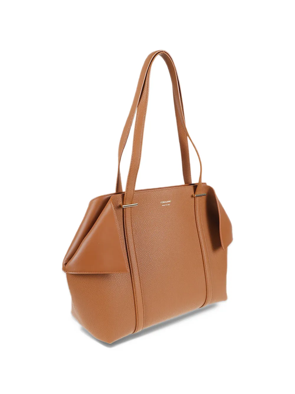 Ferragamo Folded tote bag (M) Bruin