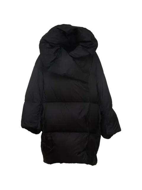 Add quilted oversized coat