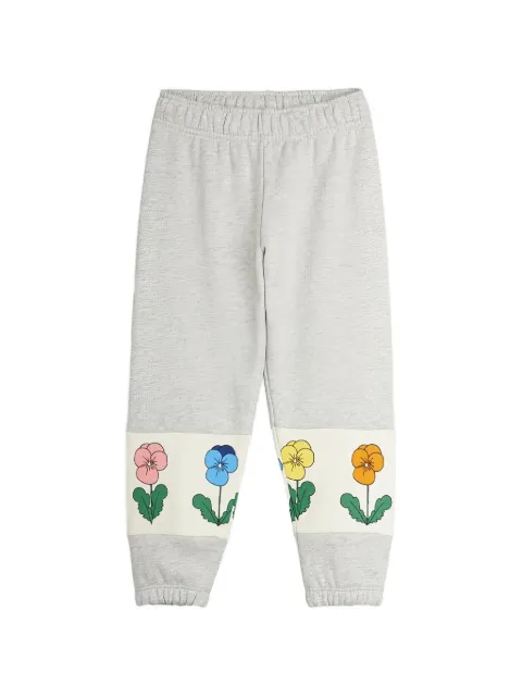 Mini Rodini floral-print track pants