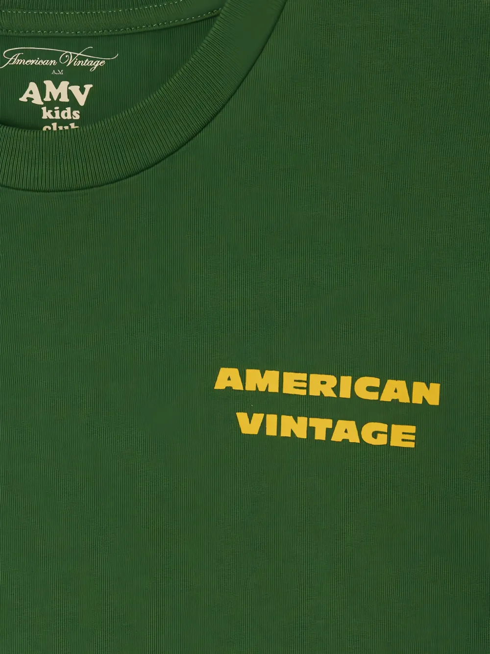 American Vintage Kids Fizvalley long-sleeve T-shirt Groen