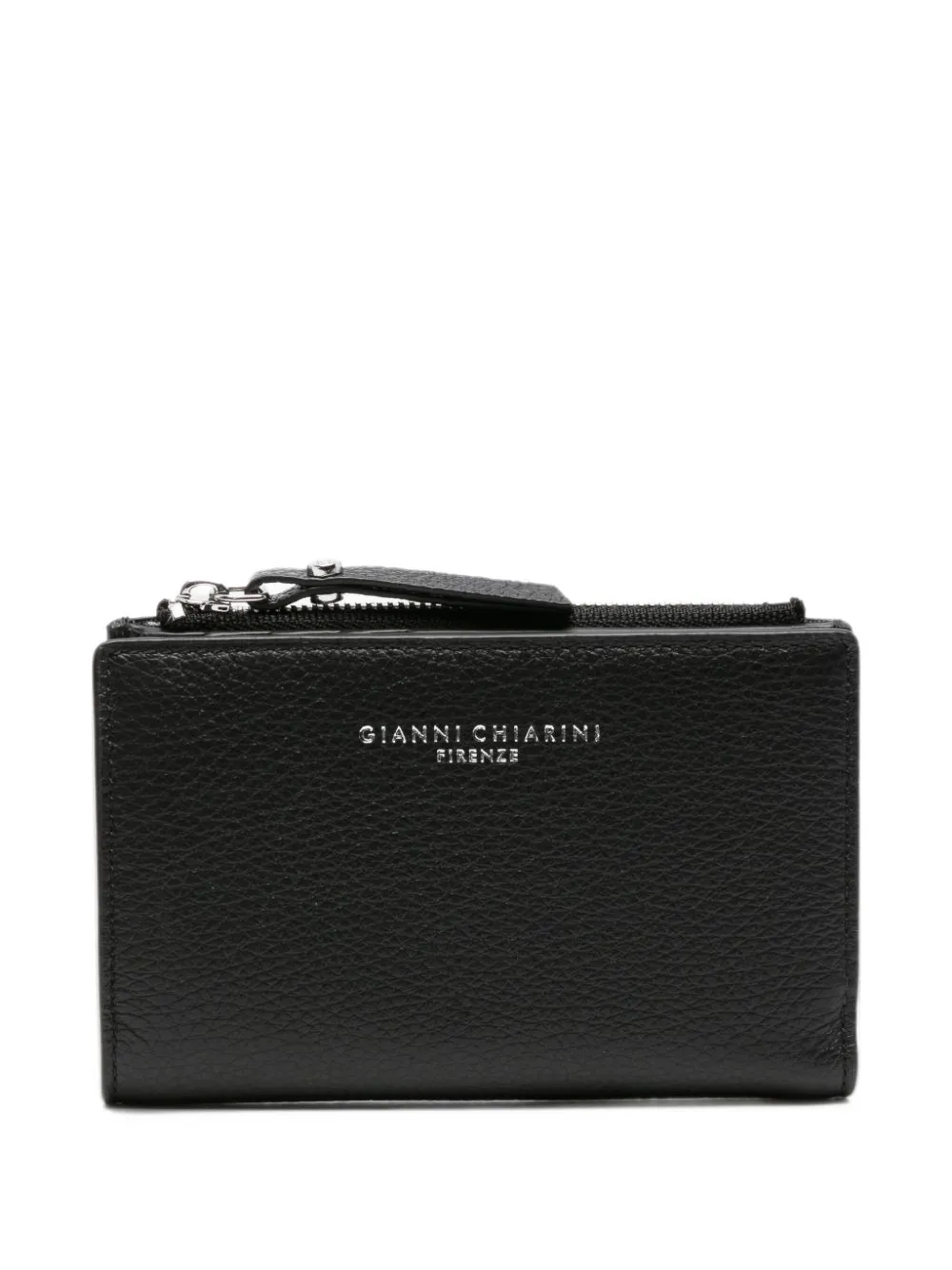 GIANNI CHIARINI Dollaro grainy leather wallet - Nero