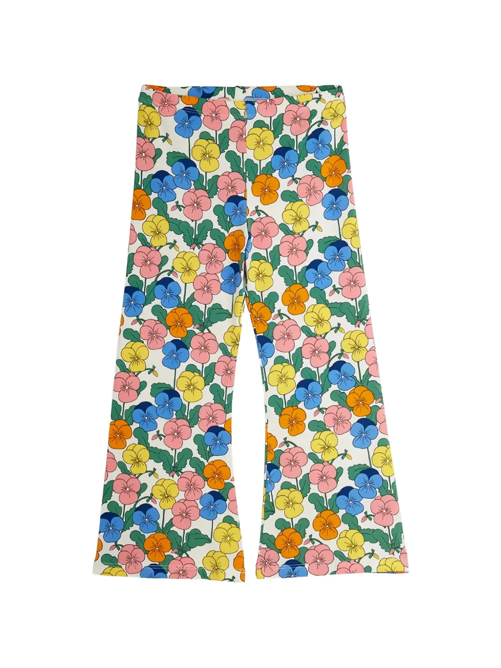 Mini Rodini Violas floral-print trousers Roze