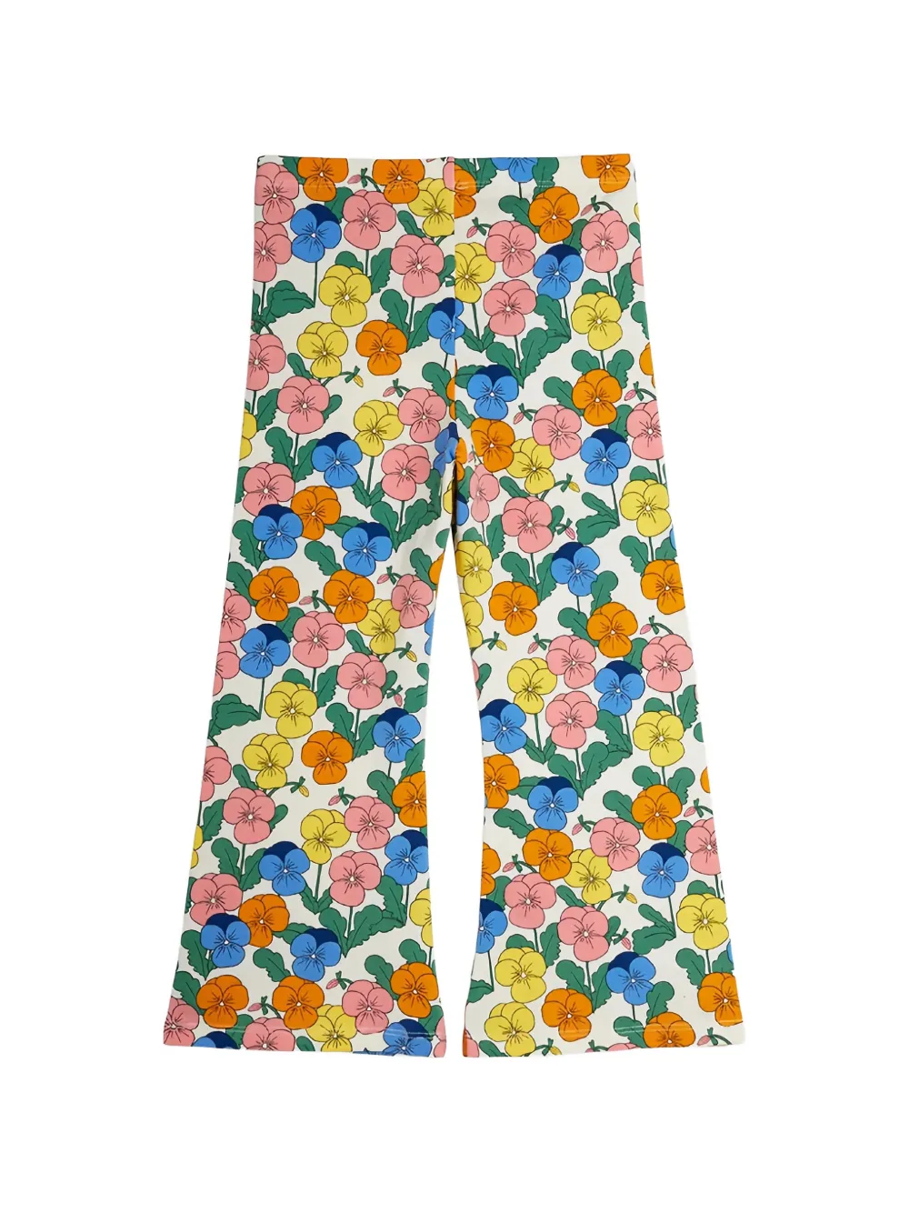 Mini Rodini Violas floral-print trousers Roze