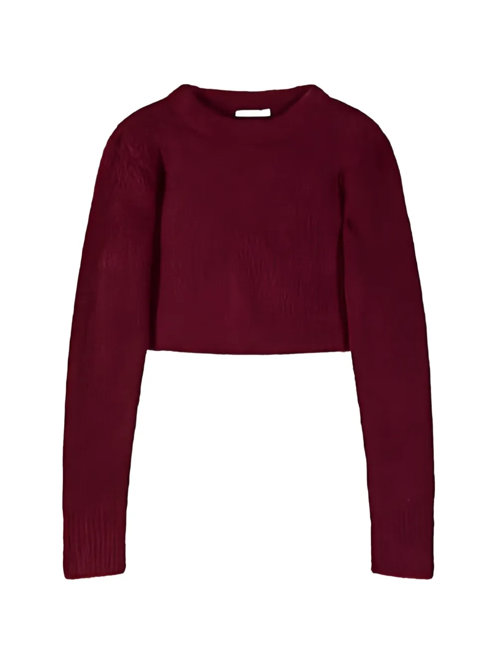 Patrizia Pepe Martina cropped sweater Rood