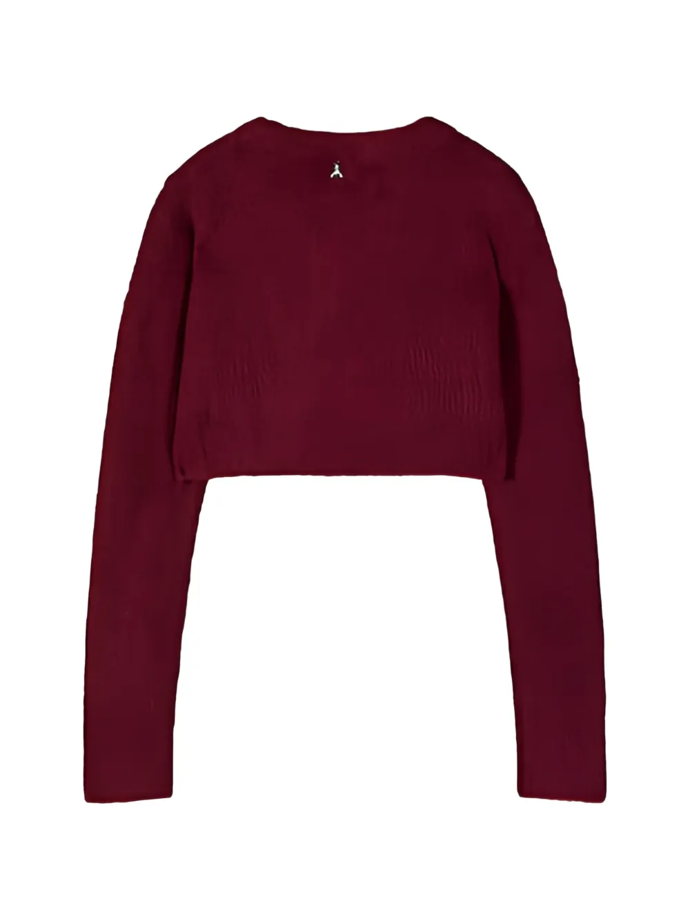 Patrizia Pepe Martina cropped sweater Rood