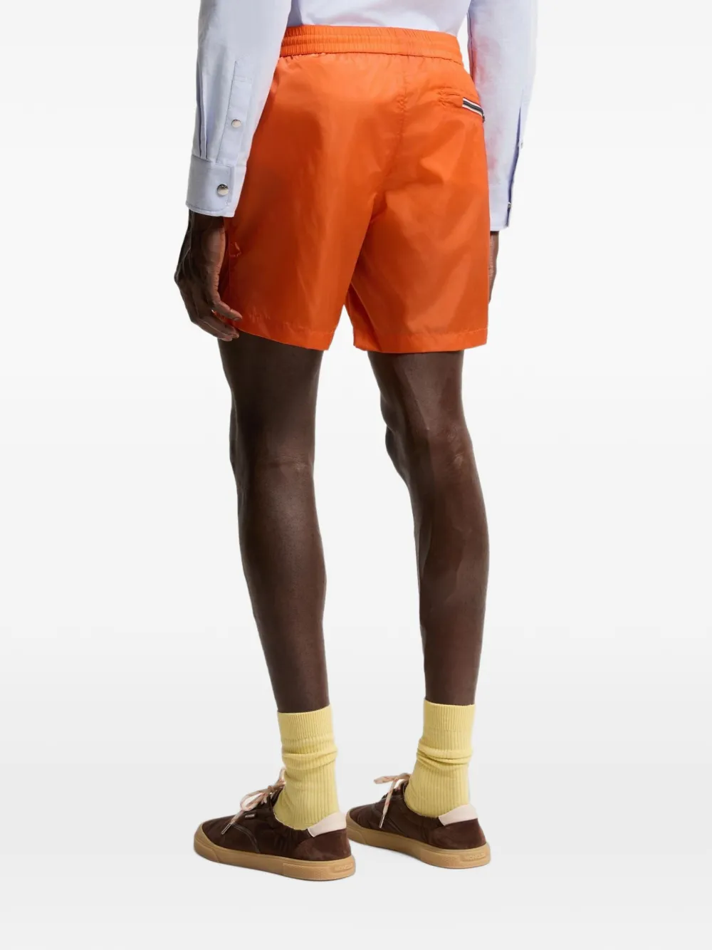 Moncler logo swim shorts Oranje