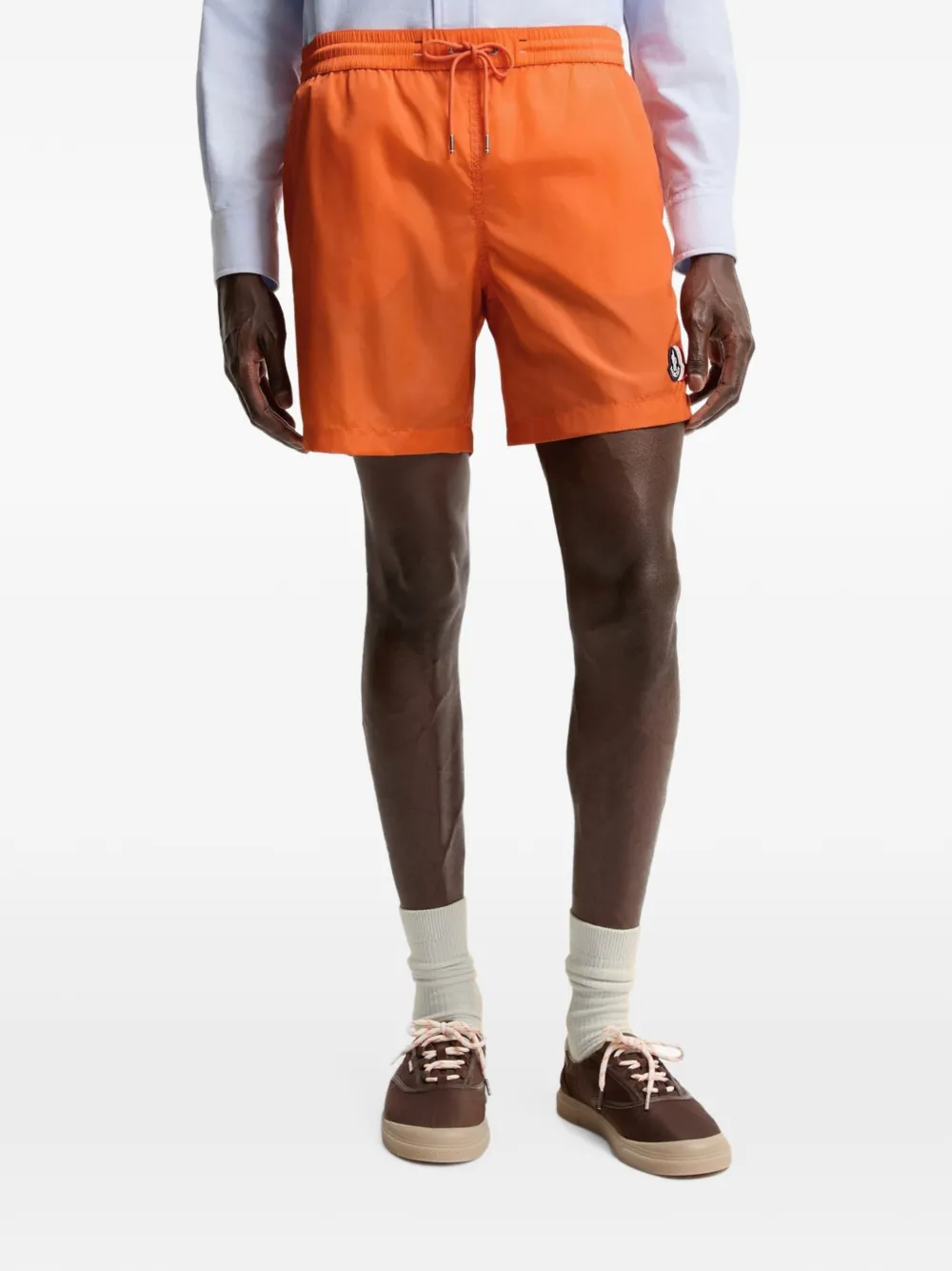 Moncler logo swim shorts Oranje