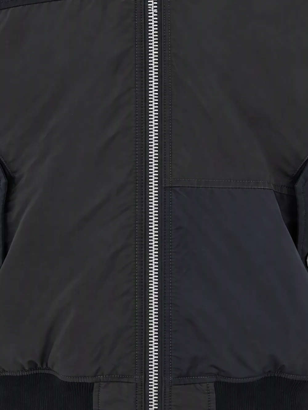 Alpha Industries MA-1 tricolor panelled bomber jacket Zwart