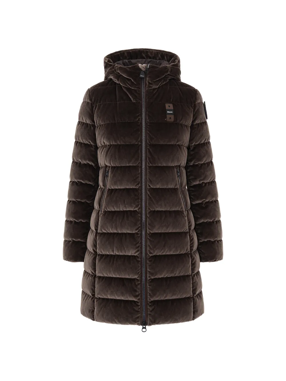 Blauer quilted hooded coat Bruin