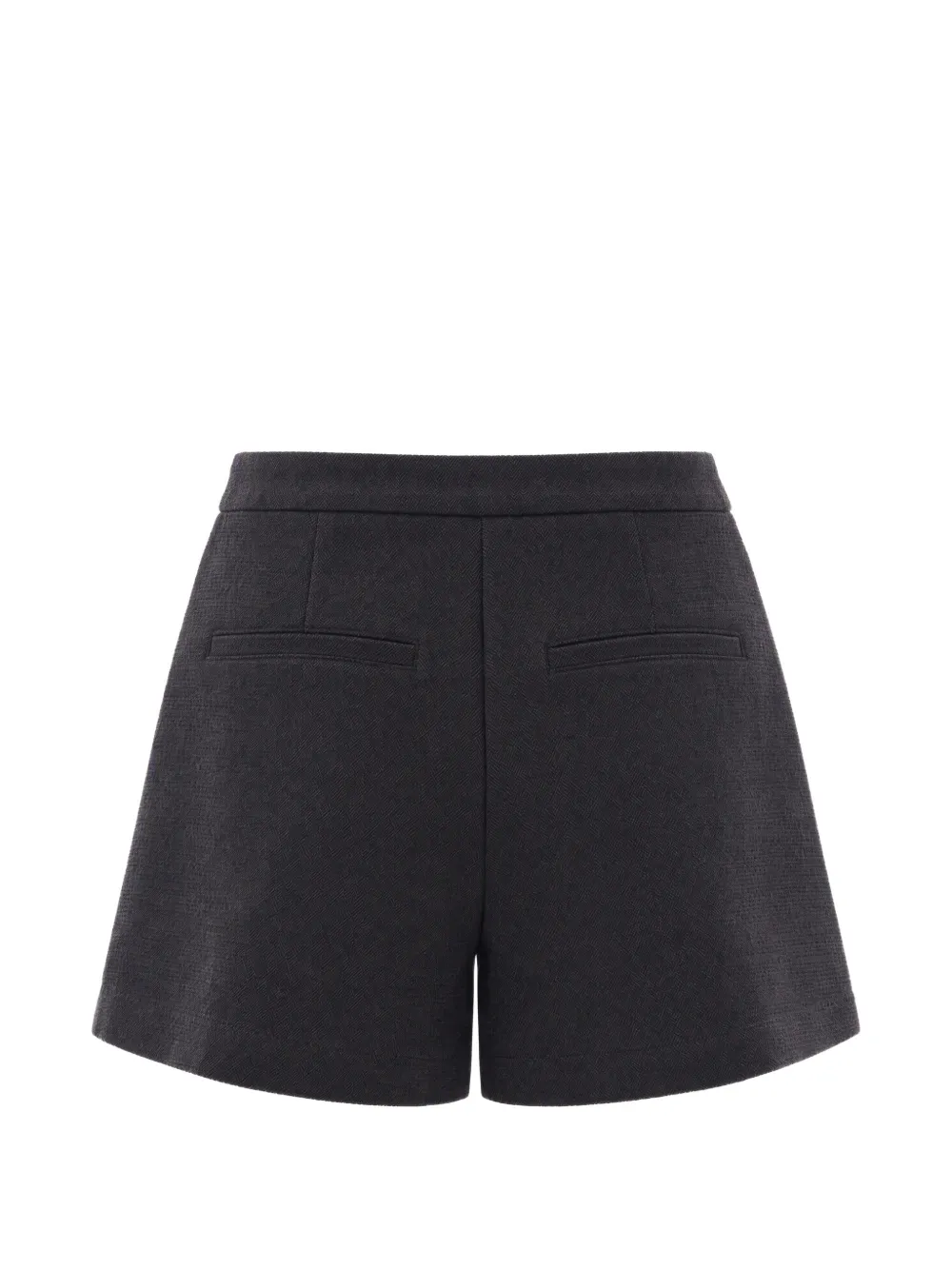 Patrizia Pepe zip-detail tailored shorts Zwart