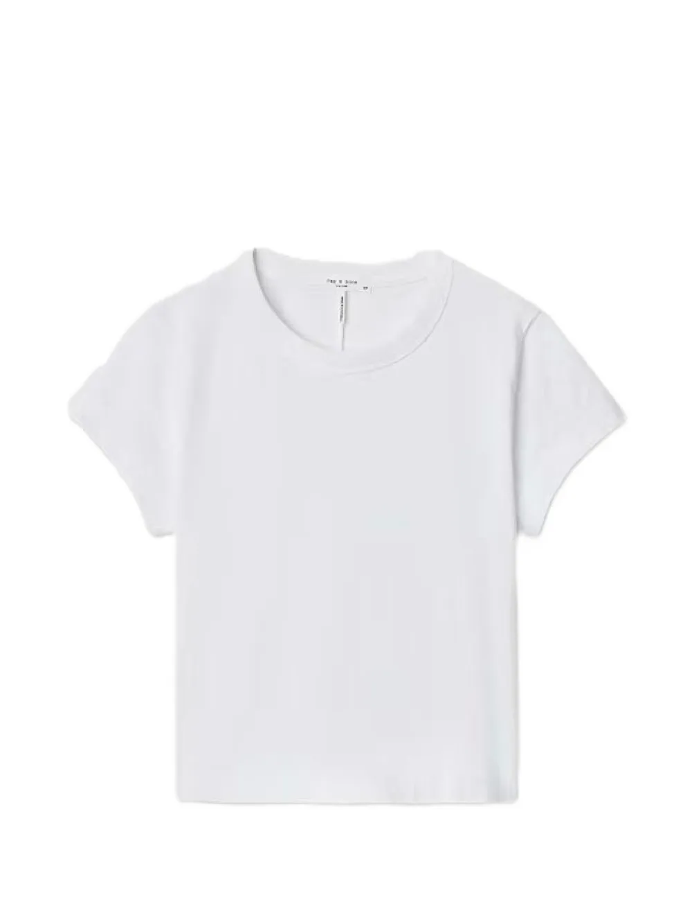 Rag & bone Kelly crew-neck cropped T-shirt Wit