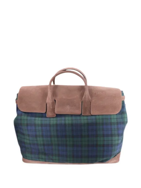 MC2 Saint Barth bolso de viaje Gentleman a cuadros tartán