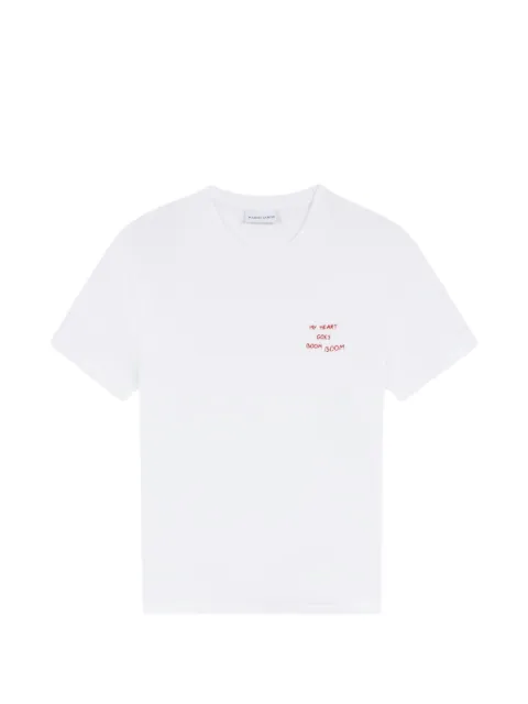 Maison Labiche Popincourt slogan-embroidered T-shirt