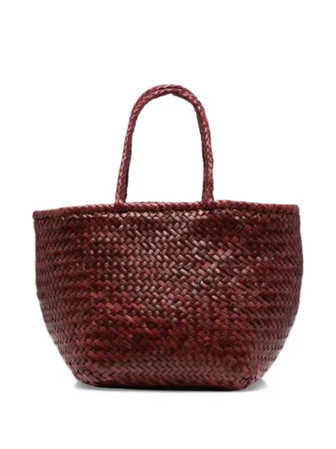 DRAGON DIFFUSION woven-leather tote bag