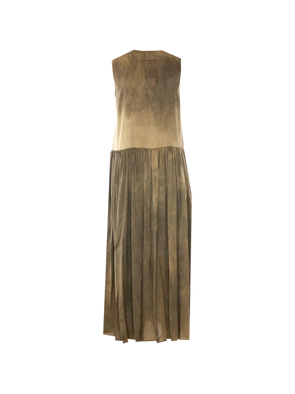 Uma Wang flared midiidress Groen