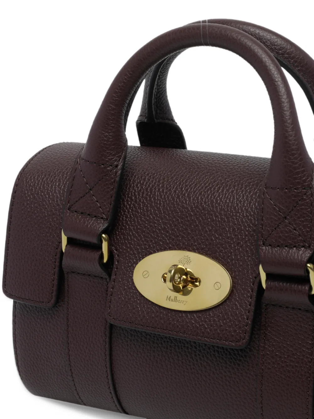Mulberry Babyswater leren mini-tas Rood
