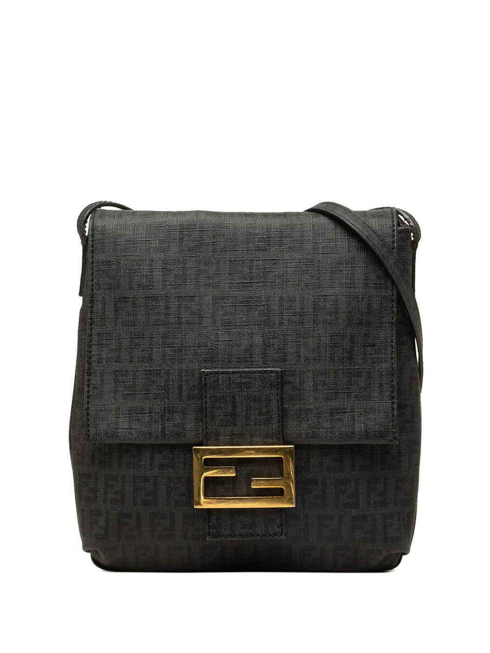 Fendi Pre-Owned 2010-2026 Zucchino Spalmati crossbody bag - Black