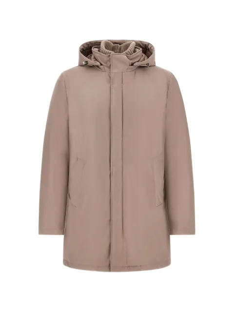 Herno hooded trench coat