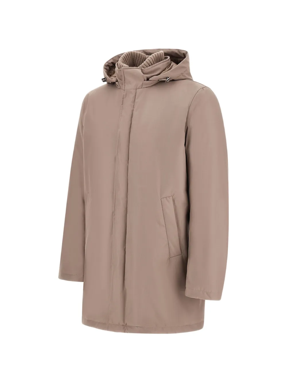 Herno Trenchcoat met capuchon Beige