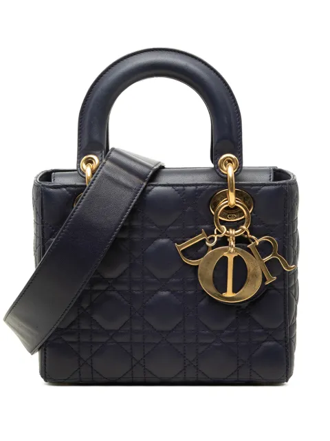 Christian Dior Pre-Owned 2016 Small Lambskin Cannage My ABC Lady Dior satchel