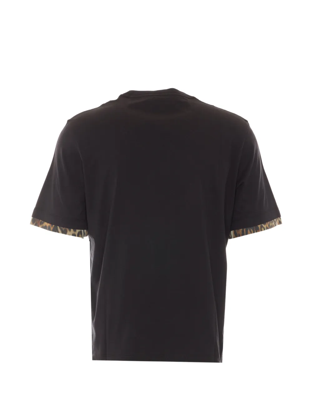 Lanvin T-shirt met afwerking met luipaard-print Zwart