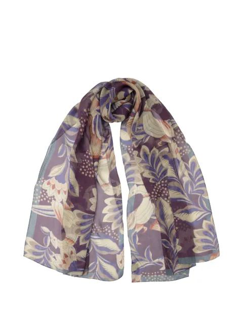 Elizabetta Delfina floral-print scarf