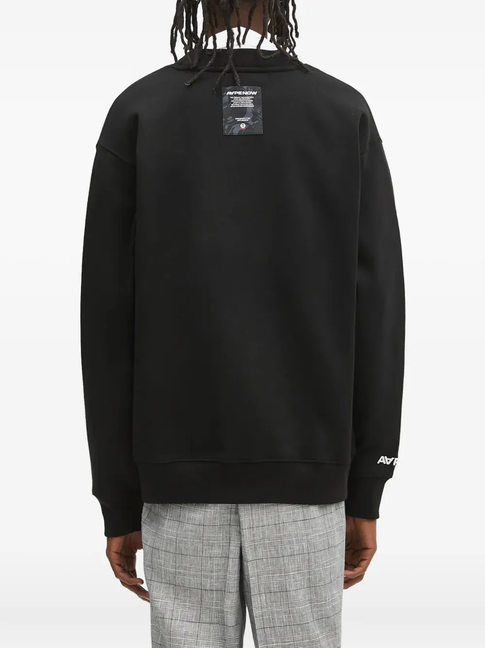 AAPE BY *A BATHING APE Moonface vest met logopatch Zwart