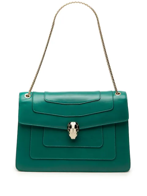 Bvlgari Pre-Owned 2011-2026 Medium Calfskin Serpenti Forever shoulder bag