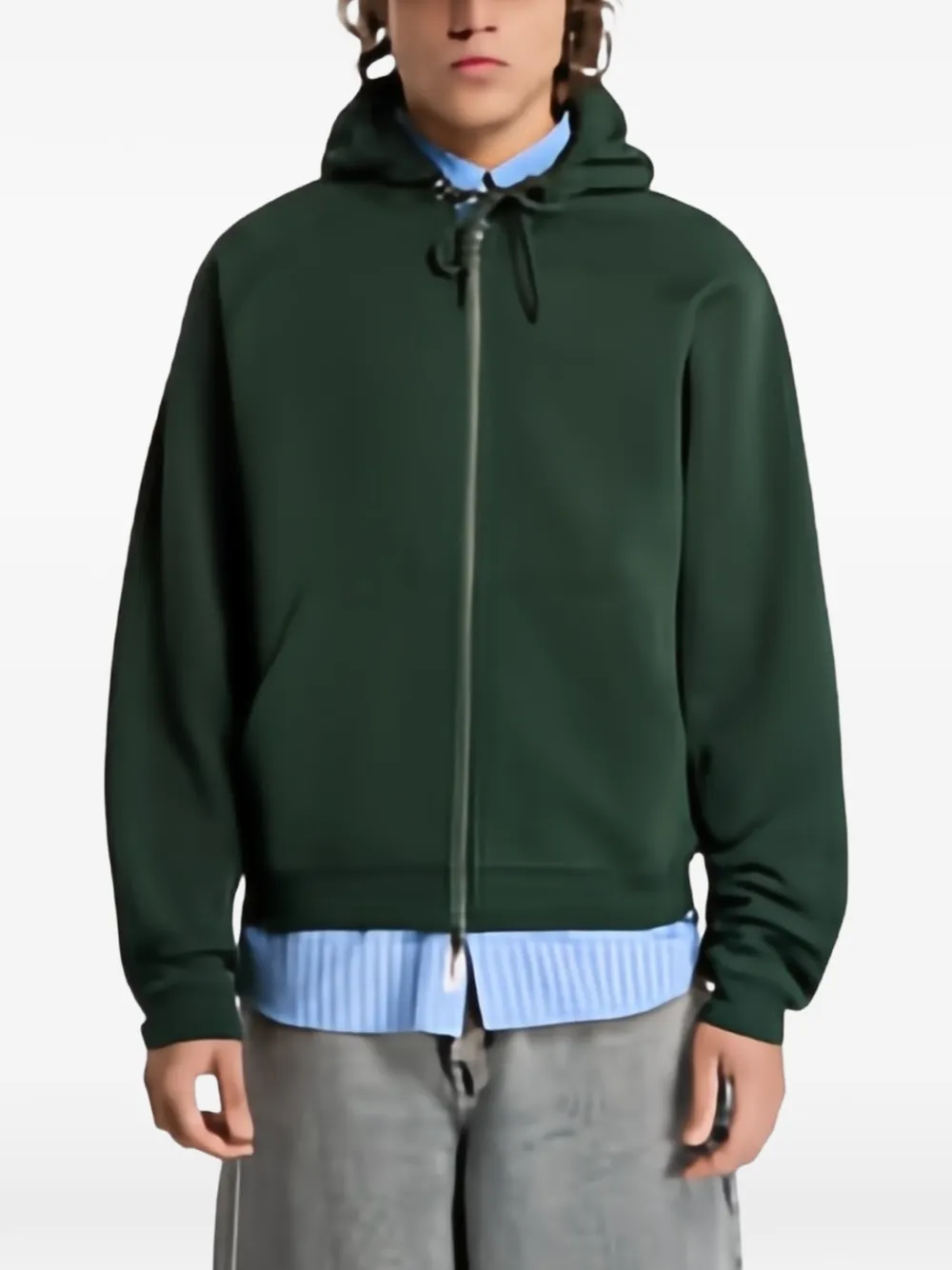 dime Spinal hoodie met logo-print Groen