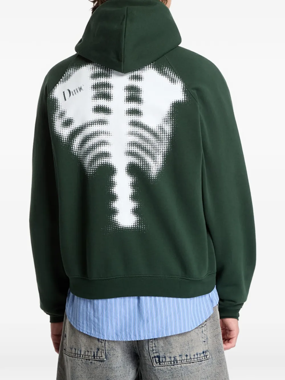 dime Spinal hoodie met logo-print Groen