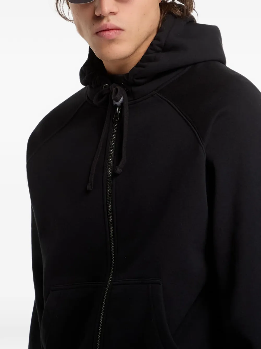 dime Spinal hoodie met grafische print Zwart
