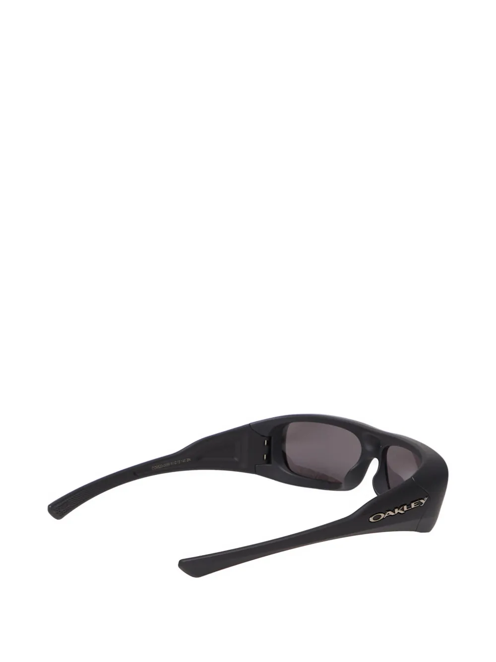 Oakley Permian rectangle-frame sunglasses Zwart