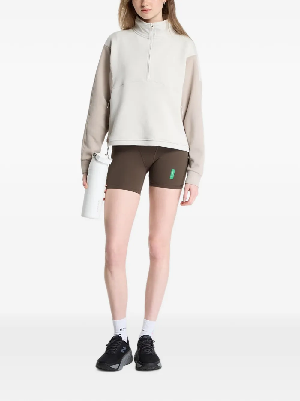 Under Armour Unstoppable Fleece half-zip sweater Wit