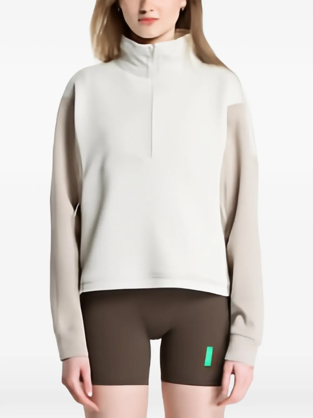 Under Armour Unstoppable Fleece half-zip sweater - Bianco