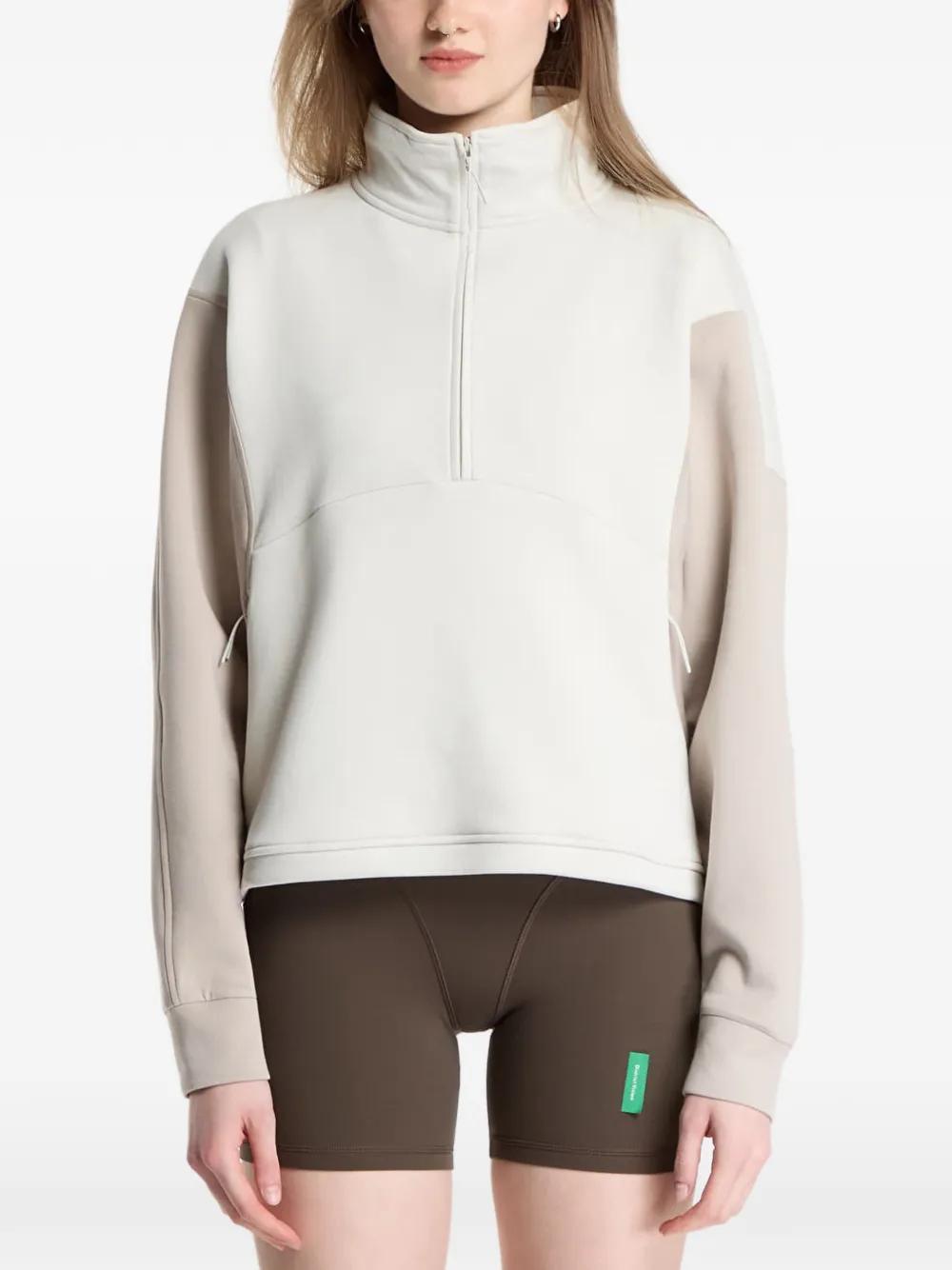 Under Armour Unstoppable Fleece half-zip sweater Wit