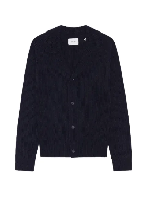 NN07 Shane rib-knit cardigan