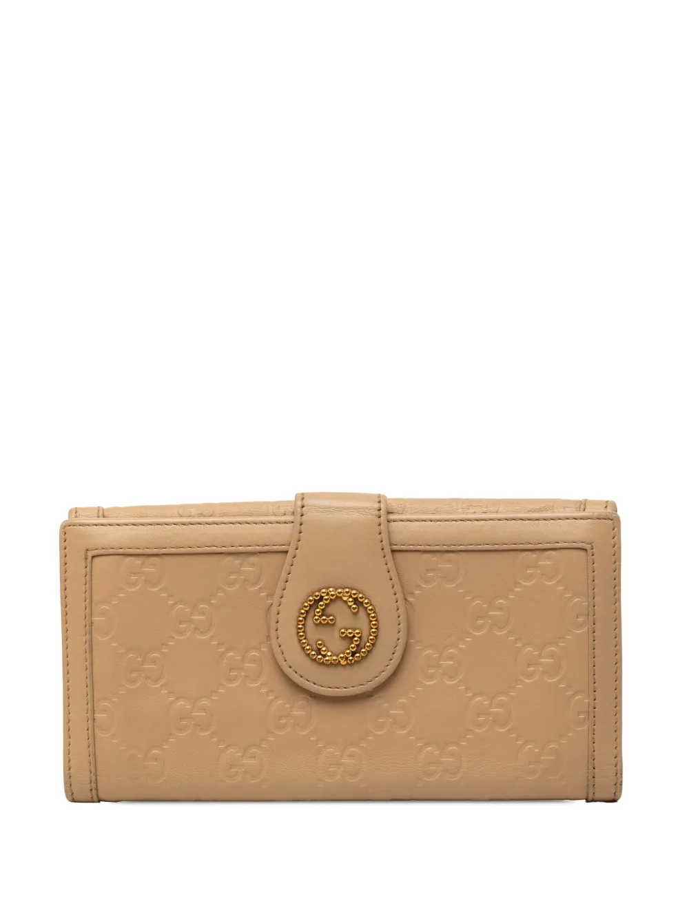 Gucci Pre-Owned 2000-2015 Guccissima Wallet long wallets - Toni neutri