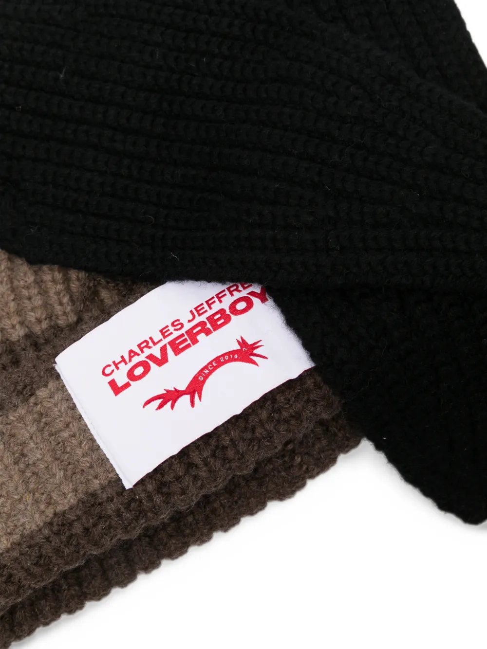 Charles Jeffrey Loverboy Chunky Rabbit beanie hat Bruin