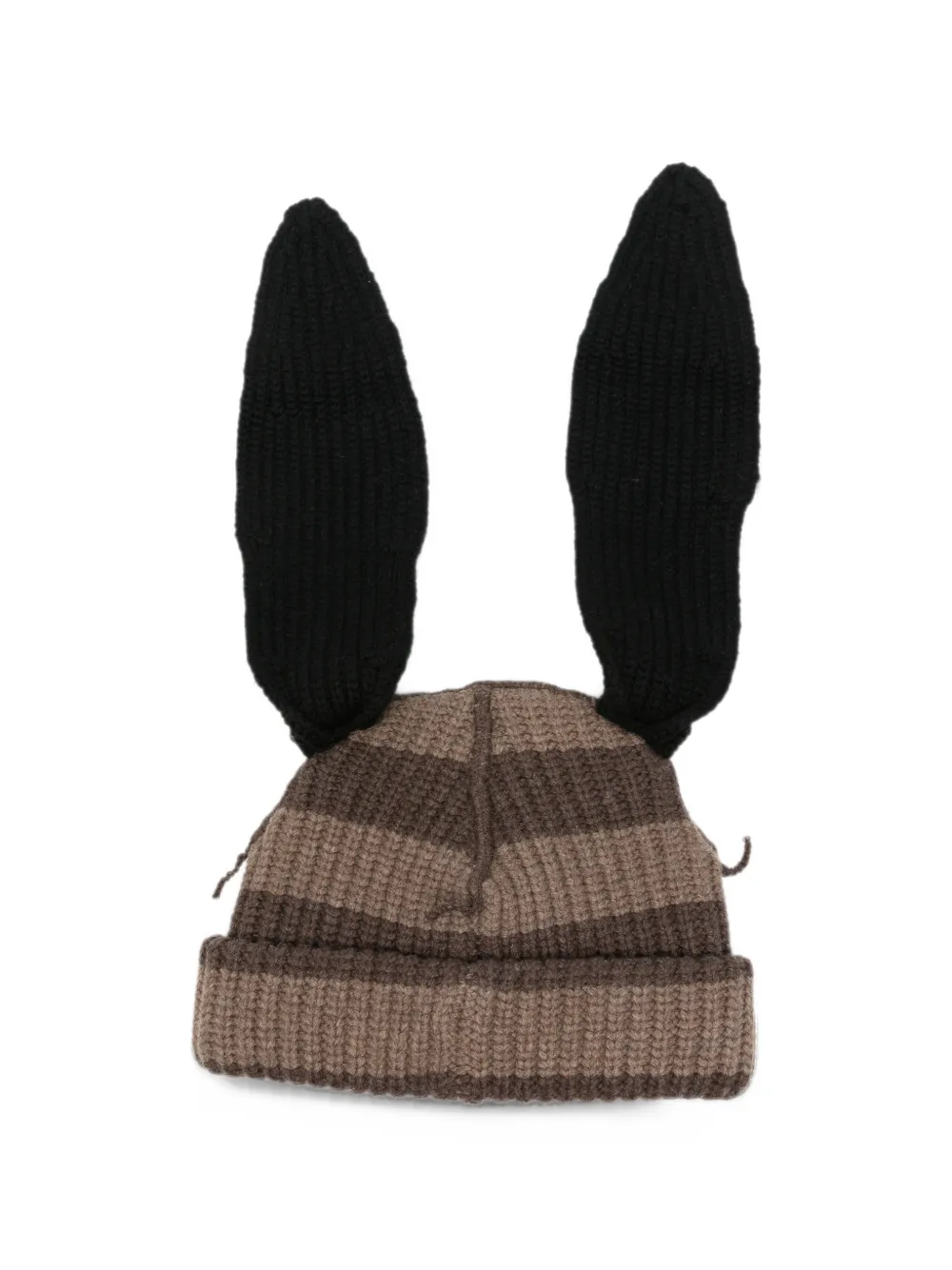 Charles Jeffrey Lover Chunky Rabbit beanie hat Bruin