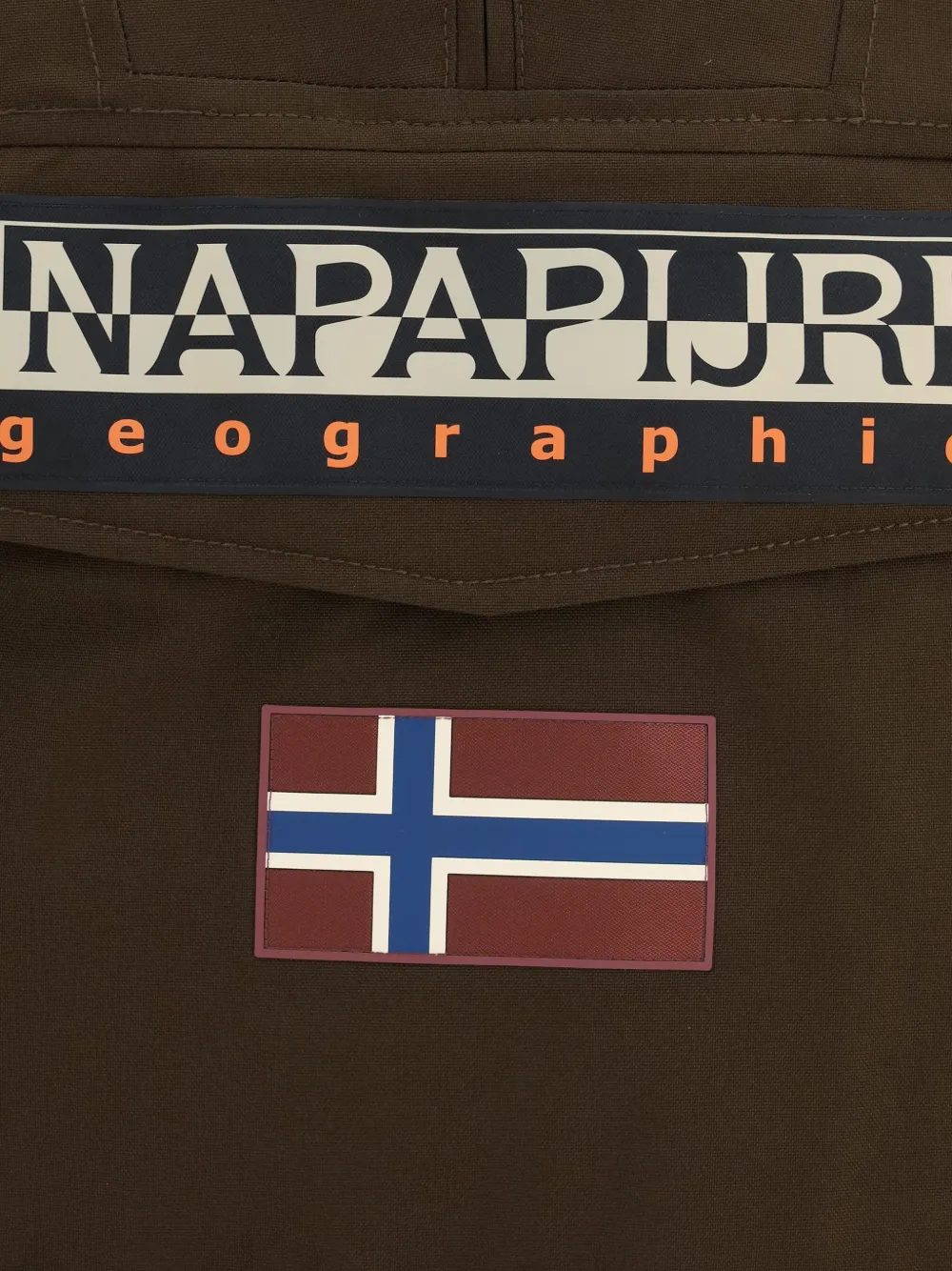 Napapijri Skidoo logo-patch ski hoodie Bruin
