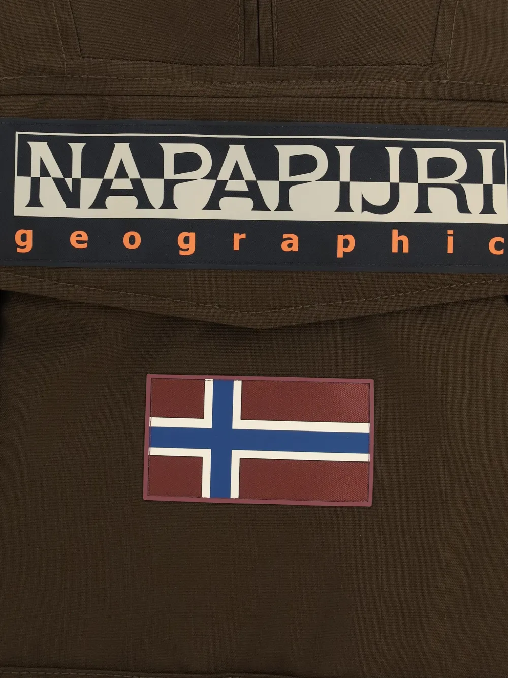 Napapijri Skidoo logo-patch ski hoodie Bruin