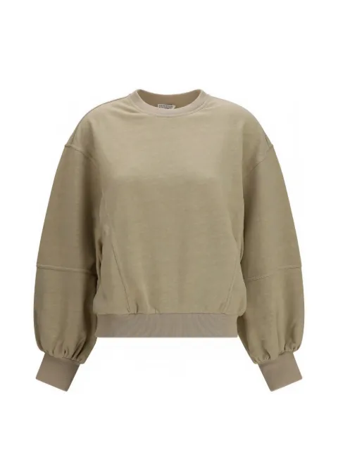 Brunello Cucinelli balloon-sleeve sweatshirt