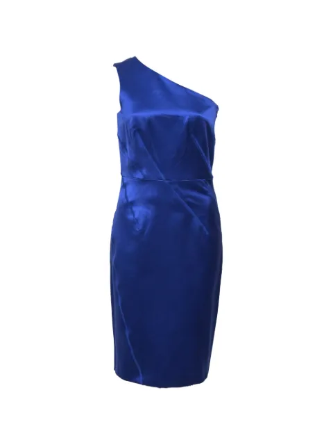 Michael Kors Vintage scratch-effect one-shoulder dress