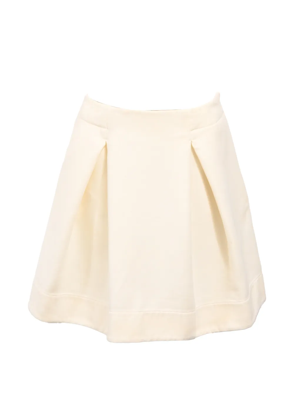 Jil Sander Pre-Owned pleated A-line skirt - Toni neutri
