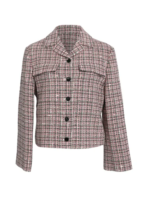 Theory cropped tweed jacket