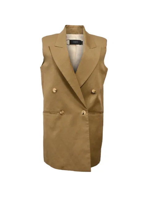 JOSEPH double-breasted sleeveless jacket
