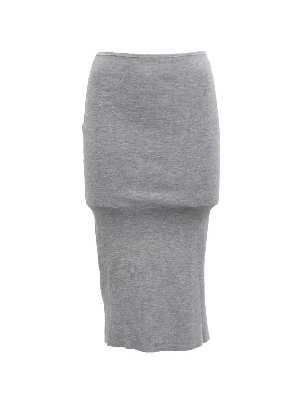 JOSEPH elasticated side-slit skirt - Grigio